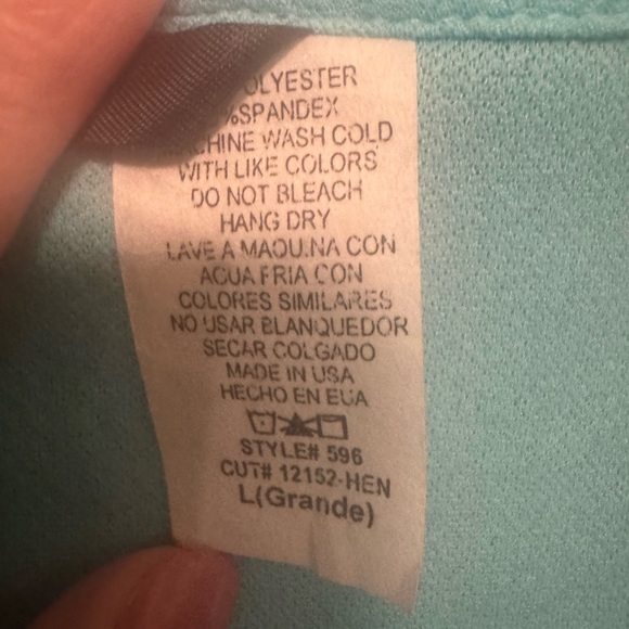 Chic Teal Women's Blazer - Picture 3 of 4